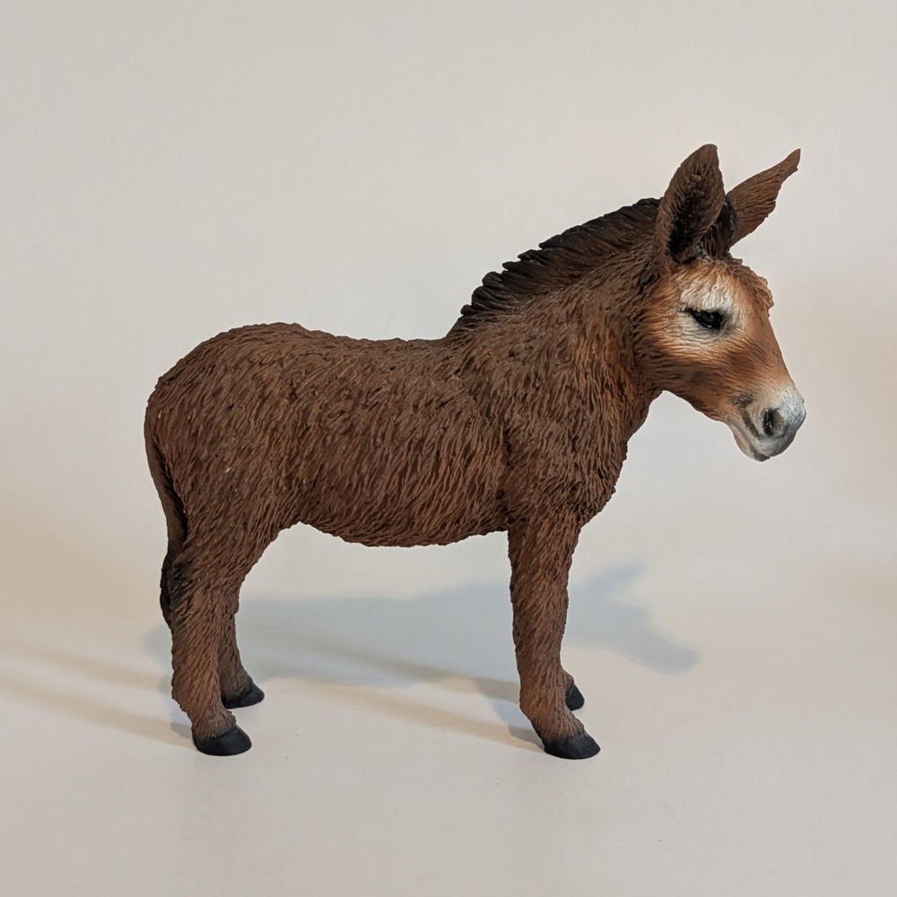 Conversation Concepts Donkey Figurine Red Resin 4 3/4"